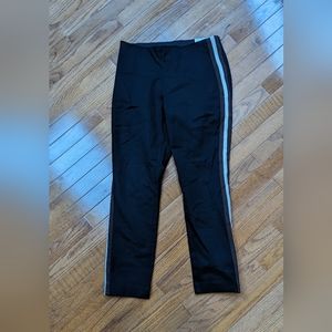 Straight pants with detail side